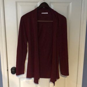 Maroon cardigan